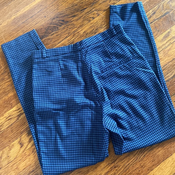 ASOS Blue Houndstooth Pants - Picture 2 of 2